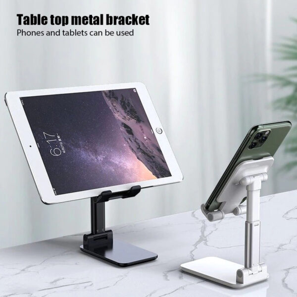 Foldable, Adjustable, Mobile Holder Universal  Flexible  Height Premier Quality Pocket Size  Easy to Carry Best for Study and Office Use Compatible with all size Mobiles